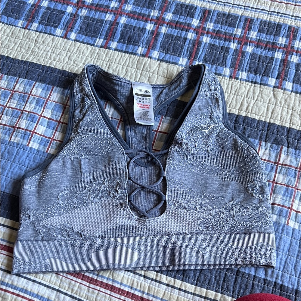 Gymshark Charcoal Sports Bra